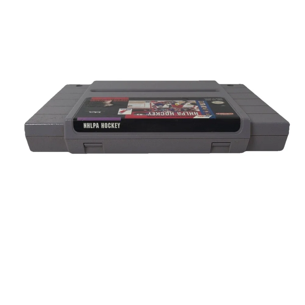 NHLPA Hockey 93 (Super Nintendo Entertainment System,‎ 1992) Authentic Cartridge